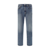 Agolde Blue Cotton Skinny Jeans